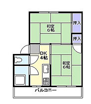 福岡県久留米市櫛原町125-4（賃貸マンション2K・1階・38.50㎡） その2