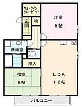 セジュール幸III 102号 ｜ 福岡県久留米市江戸屋敷2丁目20-3（賃貸アパート2LDK・1階・60.00㎡） その2