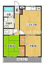 福岡県久留米市三潴町玉満3061-1（賃貸マンション2LDK・2階・53.82㎡） その2