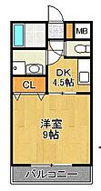 福岡県久留米市津福今町616-13（賃貸マンション1DK・4階・31.80㎡） その2