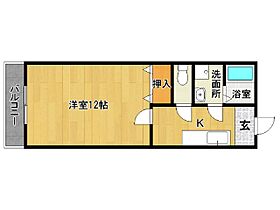 福岡県久留米市津福本町56（賃貸アパート1K・2階・36.36㎡） その2