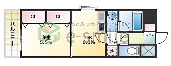 日吉壱番館 205｜福岡県久留米市日吉町(賃貸マンション1DK・2階・28.00㎡)の写真 その2