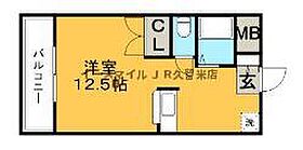 エスパシオ江頭II 301号 ｜ 福岡県久留米市東合川2丁目10-13（賃貸アパート1R・2階・27.73㎡） その2