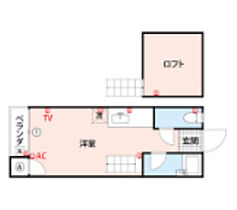 福岡県久留米市御井町1537-6（賃貸アパート1R・2階・16.50㎡） その2