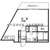 福岡県久留米市御井旗崎1丁目10-24（賃貸アパート1R・3階・36.90㎡） その2