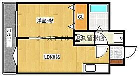 カサベルデ本町 102号 ｜ 福岡県久留米市本町15-22（賃貸マンション1LDK・1階・32.52㎡） その2