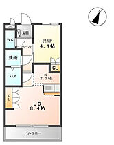 リバティO  ｜ 福岡県三潴郡大木町大字大角140-1（賃貸マンション1LDK・2階・36.00㎡） その2