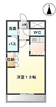 福岡県久留米市北野町今山725-1（賃貸アパート1K・2階・34.00㎡） その2