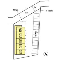 ラーンサバーイII 105 ｜ 福岡県久留米市宮ノ陣5丁目19-82-1（賃貸アパート1LDK・1階・33.39㎡） その3