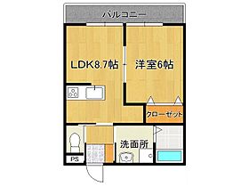 福岡県久留米市三潴町福光163-1（賃貸アパート1LDK・1階・34.78㎡） その2