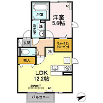 レクサリー（D-room梅満町） 103号 ｜ 福岡県久留米市梅満町43-1(未定)（賃貸アパート1LDK・1階・45.15㎡） その2