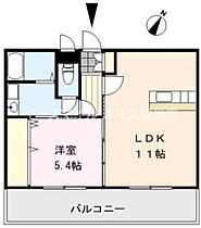 福岡県久留米市上津1丁目4-27（賃貸マンション1LDK・3階・40.00㎡） その2