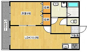 コンフォート・アイ  ｜ 福岡県久留米市寺町18-1（賃貸アパート1LDK・1階・40.33㎡） その2