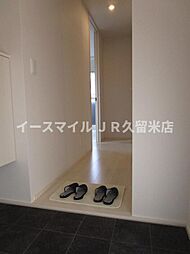 ゆったりとした玄関です