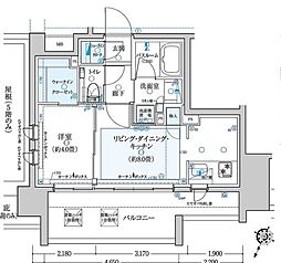 クリオラベルヴィ赤羽東 1LDKの間取図画像