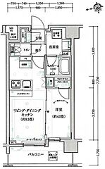 物件の間取り