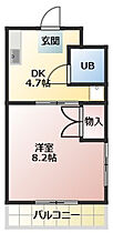 セイントフローレンスI 307 ｜ 静岡県静岡市駿河区聖一色（賃貸マンション1DK・3階・25.92㎡） その2