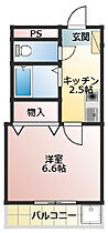 トワーレK 2C ｜ 静岡県静岡市葵区安西４丁目（賃貸マンション1K・2階・20.67㎡） その1