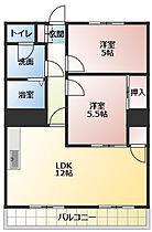 ハピネス西の原 402 ｜ 静岡県静岡市駿河区高松２丁目（賃貸マンション2LDK・4階・51.03㎡） その2