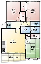 フラットバレー大岩 202 ｜ 静岡県静岡市葵区大岩４丁目（賃貸マンション3LDK・2階・70.60㎡） その2