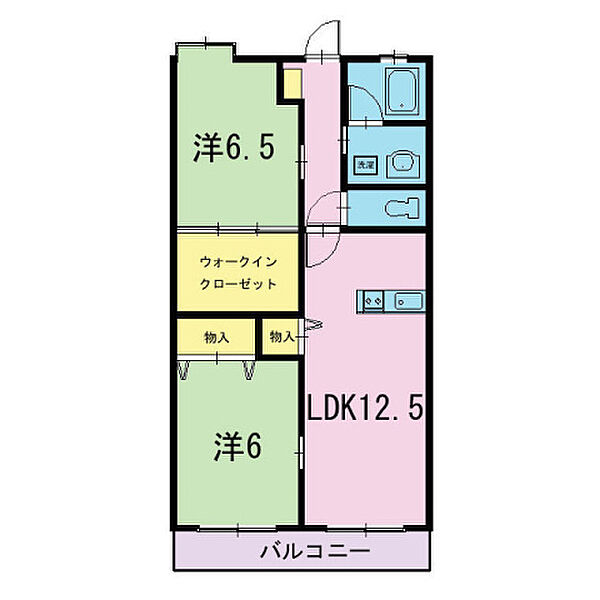 ヴィラージュ 302｜静岡県静岡市葵区瀬名川１丁目(賃貸マンション2LDK・3階・63.52㎡)の写真 その2