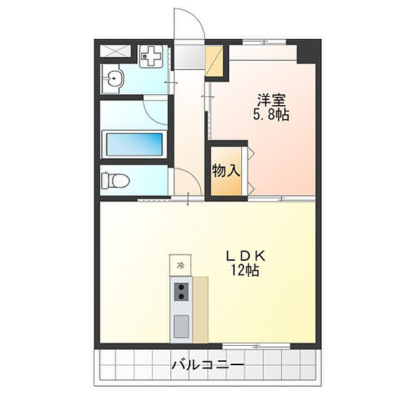 シーステージ石田 302｜静岡県静岡市駿河区石田１丁目(賃貸マンション1LDK・3階・42.84㎡)の写真 その2