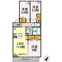 マーガレット 303 ｜ 静岡県静岡市駿河区見瀬（賃貸アパート3LDK・3階・64.33㎡） その2