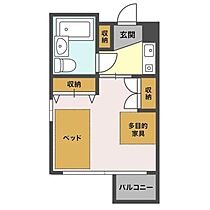 桜館5 503 ｜ 静岡県静岡市葵区吉野町（賃貸マンション1K・1階・19.64㎡） その2