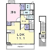 ラブリーＫII 202 ｜ 静岡県静岡市葵区北５丁目（賃貸アパート1LDK・2階・46.09㎡） その2