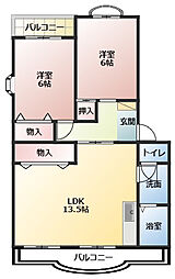 🉐敷金礼金0円！🉐ビューネ松富II