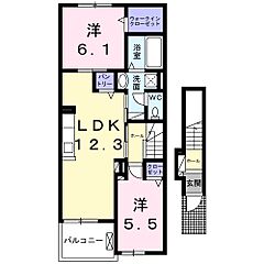 物件の間取り