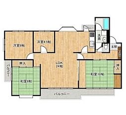 エクセル静岡 4LDKの間取図画像