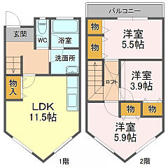 物件の間取り
