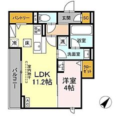 物件の間取り