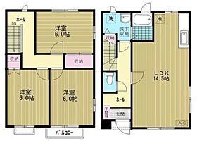 サザンクロス A02 ｜ 東京都日野市南平4丁目39-2（賃貸テラスハウス3LDK・2階・78.87㎡） その2