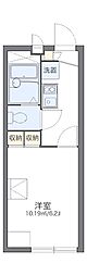 レオパレスカルム石川 1Kの間取図画像