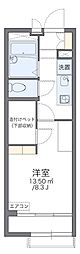 レオパレスヴィラノーバ2 1Kの間取図画像
