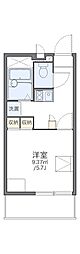 レオパレス新町C 1Kの間取図画像