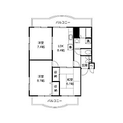 物件の間取り