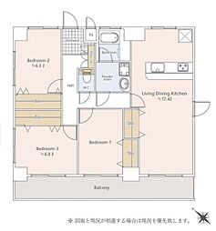 間取図画像 3LDK