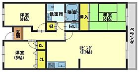 クレセントＯＳ2  ｜ 大阪府門真市下馬伏町（賃貸マンション3LDK・1階・66.65㎡） その2