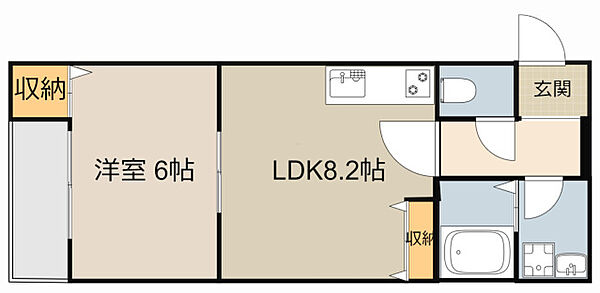 アート門真本町1号地 ｜大阪府門真市本町(賃貸アパート1LDK・2階・35.00㎡)の写真 その2