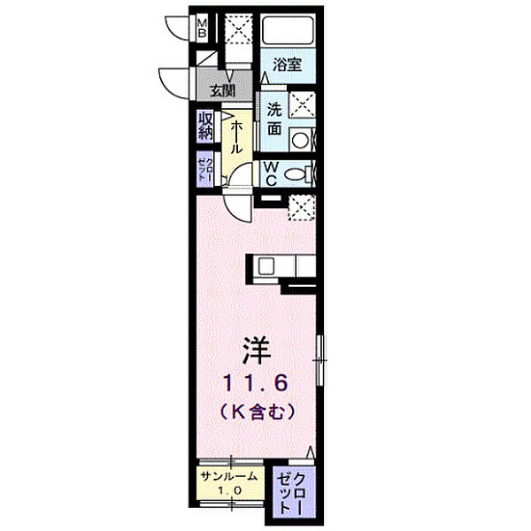 ココ・リヴァージュ ｜大阪府門真市上島町(賃貸マンション1R・1階・35.70㎡)の写真 その2