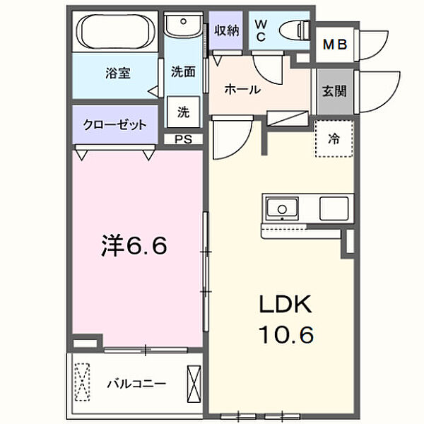 仮称）東神田町新築ハイツＷＥＳＴ ｜大阪府寝屋川市東神田町(賃貸アパート1LDK・2階・42.00㎡)の写真 その2