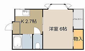 エレミヤマンション  ｜ 大阪府門真市上野口町（賃貸マンション1K・3階・20.07㎡） その2