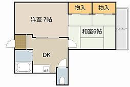 間取図画像 2DK