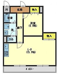 間取図画像 1LDK
