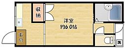 サニーハイツ石津東 1Kの間取図画像