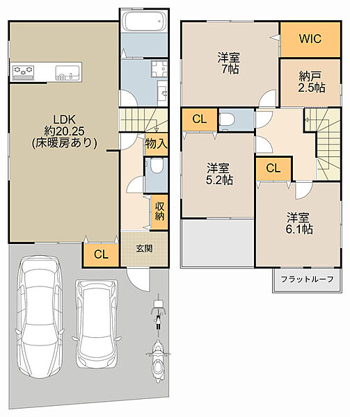 間取りを拡大表示