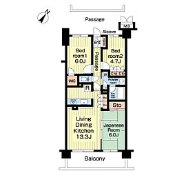 間取図画像 3LDK